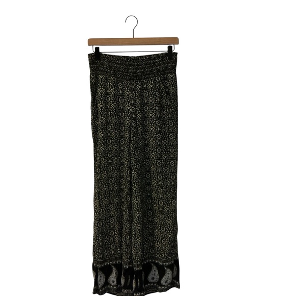 American Eagle Outfitters Black and Gold Maxi Skirt - Picture 1 of 5